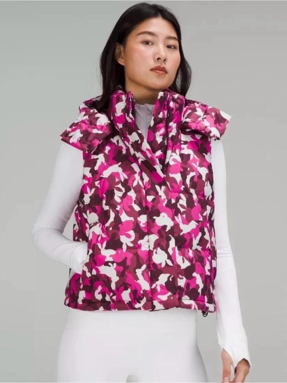 Lululemon Wunder Puff Cropped Vest New Year ICPM Size 6 NWT